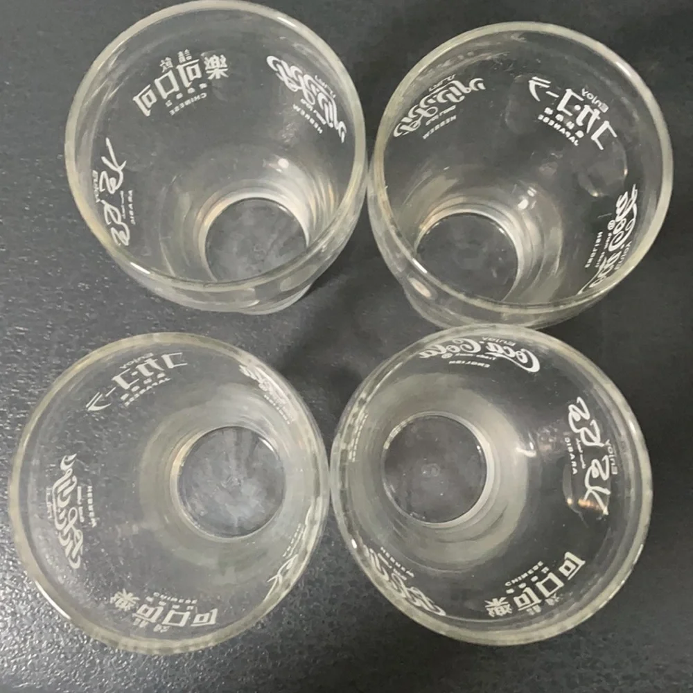 Coca Cola set four